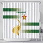 Zimbabwe Rugby Champions of Africa Shower Curtain The Gold Sables Version - African Pride