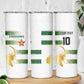 Custom Zimbabwe Rugby Champions of Africa Skinny Tumbler The Gold Sables Version - African Pride