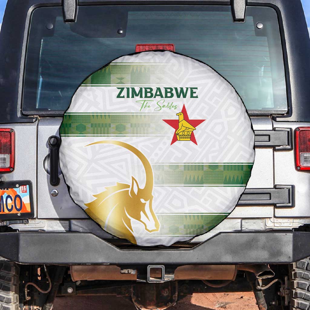 Zimbabwe Rugby Champions of Africa Spare Tire Cover The Gold Sables Version - African Pride