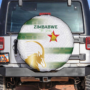 Zimbabwe Rugby Champions of Africa Spare Tire Cover The Gold Sables Version - African Pride