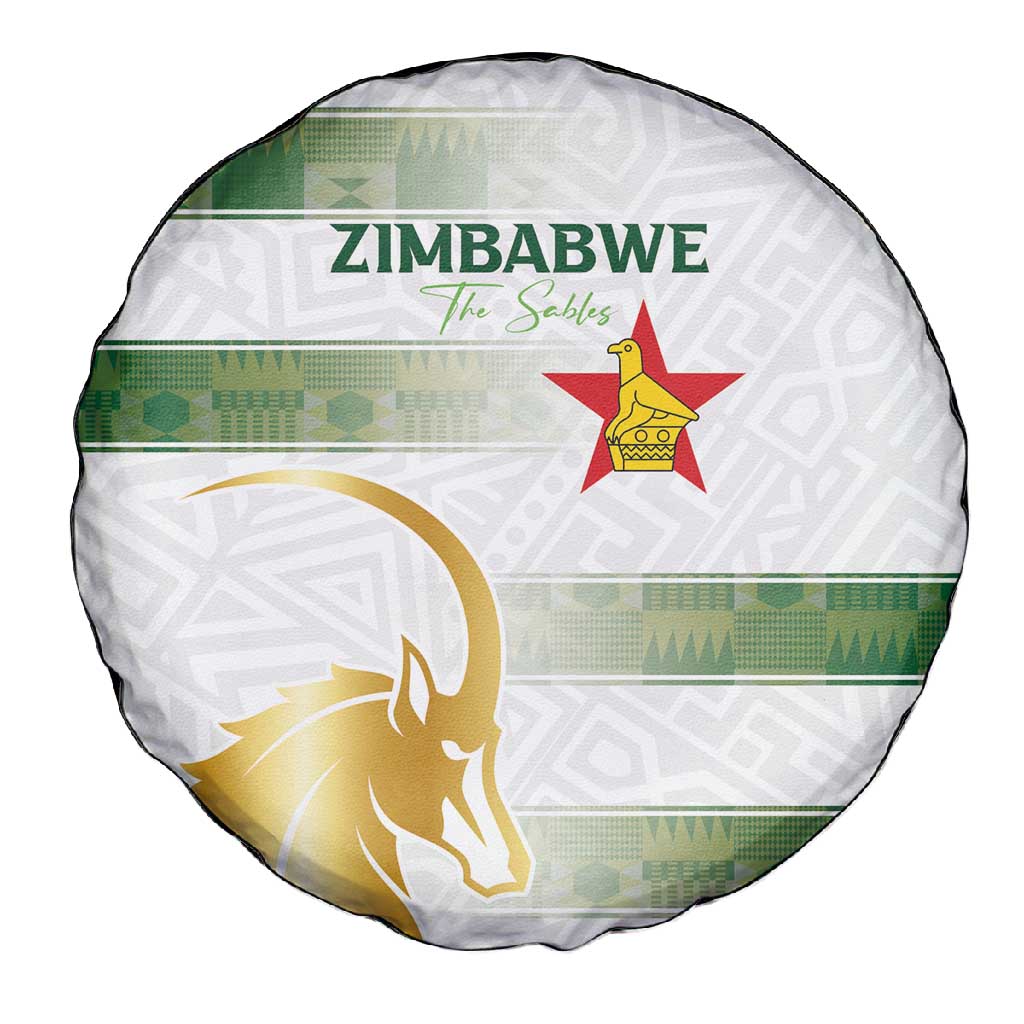 Zimbabwe Rugby Champions of Africa Spare Tire Cover The Gold Sables Version - African Pride
