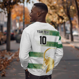 Custom Zimbabwe Rugby Champions of Africa Sweatshirt The Gold Sables Version - African Pride