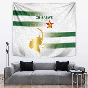 Zimbabwe Rugby Champions of Africa Tapestry The Gold Sables Version - African Pride