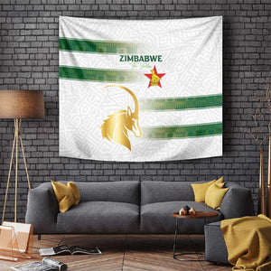Zimbabwe Rugby Champions of Africa Tapestry The Gold Sables Version - African Pride