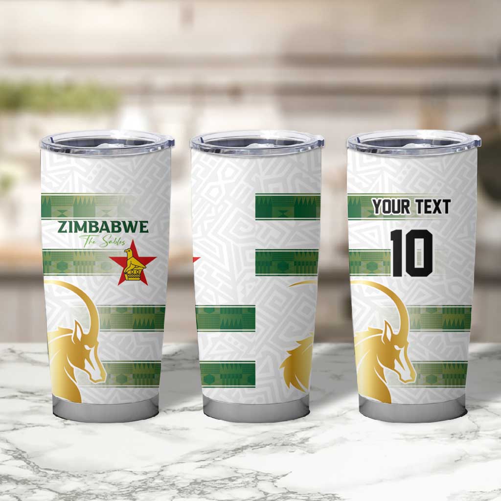 Custom Zimbabwe Rugby Champions of Africa Tumbler Cup The Gold Sables Version - African Pride