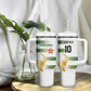 Custom Zimbabwe Rugby Champions of Africa Tumbler With Handle The Gold Sables Version - African Pride