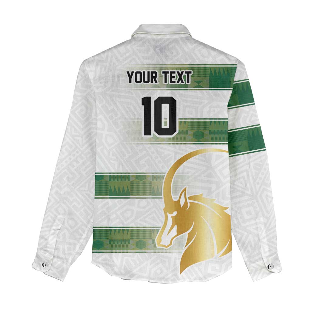 Custom Zimbabwe Rugby Champions of Africa Women Casual Shirt The Gold Sables Version - African Pride