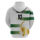 Custom Zimbabwe Rugby Champions of Africa Zip Hoodie The Gold Sables Version - African Pride