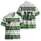 Custom Zimbabwe Rugby Kid Hawaiian Shirt Geometric Chevron Wall Motif Stripes Style