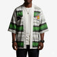 Custom Zimbabwe Rugby Kimono Geometric Chevron Wall Motif Stripes Style