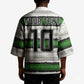 Custom Zimbabwe Rugby Kimono Geometric Chevron Wall Motif Stripes Style