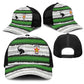 Zimbabwe Rugby Mesh Trucker Cap Geometric Chevron Wall Motif Stripes Style
