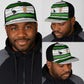 Zimbabwe Rugby Mesh Trucker Cap Geometric Chevron Wall Motif Stripes Style