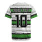 Custom Zimbabwe Rugby Rugby Jersey Geometric Chevron Wall Motif Stripes Style
