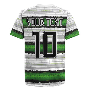 Custom Zimbabwe Rugby Rugby Jersey Geometric Chevron Wall Motif Stripes Style