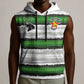Custom Zimbabwe Rugby Sleeveless Hoodie Geometric Chevron Wall Motif Stripes Style