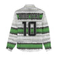 Custom Zimbabwe Rugby Women Casual Shirt Geometric Chevron Wall Motif Stripes Style