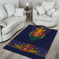 Haiti Flag Area Rug Traditional Dashiki Black Color