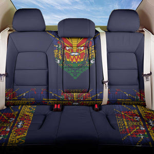 Haiti Flag Back Car Seat Cover Traditional Dashiki Black Color