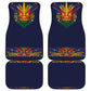 Haiti Flag Car Mats Traditional Dashiki Black Color