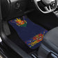 Haiti Flag Car Mats Traditional Dashiki Black Color