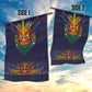 Haiti Flag Garden Flag Traditional Dashiki Black Color