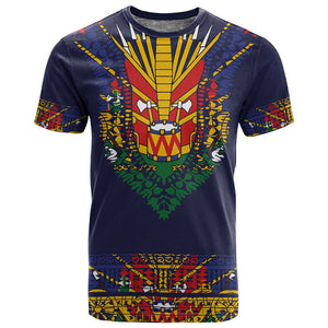 Haiti Flag T shirt Traditional Dashiki Black Color