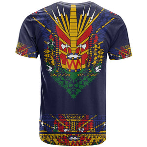 Haiti Flag T shirt Traditional Dashiki Black Color