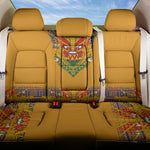 Haiti Flag Back Car Seat Cover Traditional Dashiki Yellow Color