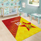 Custom Zimbabwe Cricket Area Rug Flame Warriors Zimbabwe Spirit - African Pride