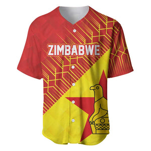 Custom Zimbabwe Cricket Baseball Jersey Flame Warriors Zimbabwe Spirit - African Pride