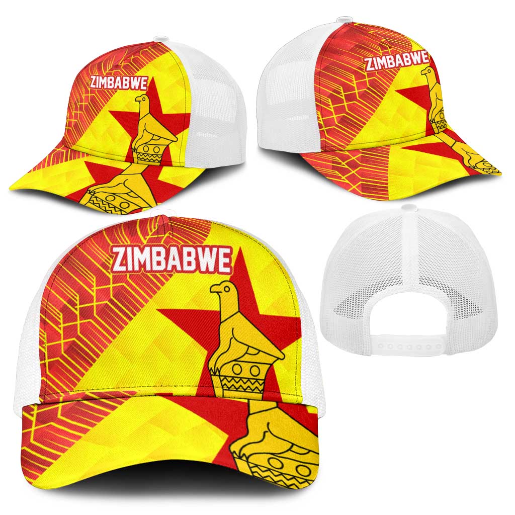 Zimbabwe Cricket Baseball Net Cap Flame Warriors Zimbabwe Spirit - African Pride