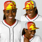 Zimbabwe Cricket Baseball Net Cap Flame Warriors Zimbabwe Spirit - African Pride