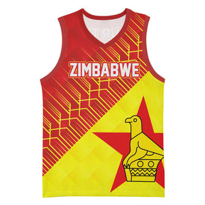 Custom Zimbabwe Cricket Basketball Jersey Flame Warriors Zimbabwe Spirit - African Pride