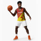 Custom Zimbabwe Cricket Basketball Jersey Flame Warriors Zimbabwe Spirit - African Pride
