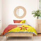 Custom Zimbabwe Cricket Bedding Set Flame Warriors Zimbabwe Spirit - African Pride