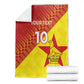 Custom Zimbabwe Cricket Blanket Flame Warriors Zimbabwe Spirit - African Pride