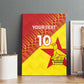 Custom Zimbabwe Cricket Canvas Wall Art Flame Warriors Zimbabwe Spirit - African Pride