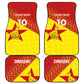 Custom Zimbabwe Cricket Car Mats Flame Warriors Zimbabwe Spirit - African Pride
