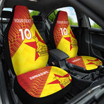 Custom Zimbabwe Cricket Car Seat Cover Flame Warriors Zimbabwe Spirit - African Pride