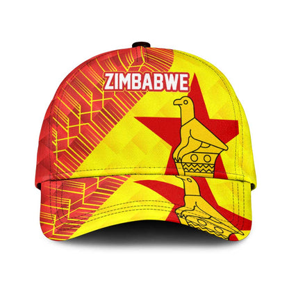 Zimbabwe Cricket Classic Cap Flame Warriors Zimbabwe Spirit - African Pride