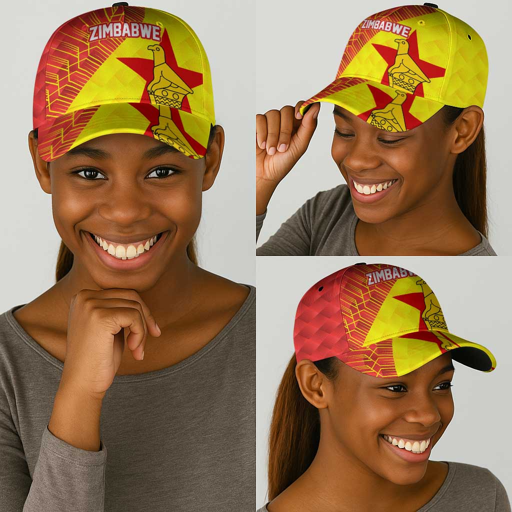 Zimbabwe Cricket Classic Cap Flame Warriors Zimbabwe Spirit - African Pride