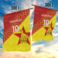 Custom Zimbabwe Cricket Garden Flag Flame Warriors Zimbabwe Spirit - African Pride