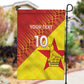 Custom Zimbabwe Cricket Garden Flag Flame Warriors Zimbabwe Spirit - African Pride