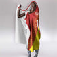 Custom Zimbabwe Cricket Hooded Blanket Flame Warriors Zimbabwe Spirit - African Pride