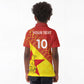 Custom Zimbabwe Cricket Kid Polo Shirt Flame Warriors Zimbabwe Spirit - African Pride