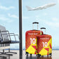Custom Zimbabwe Cricket Luggage Cover Flame Warriors Zimbabwe Spirit - African Pride