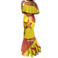 Custom Zimbabwe Cricket Mermaid Dress Flame Warriors Zimbabwe Spirit - African Pride