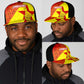 Zimbabwe Cricket Mesh Trucker Cap Flame Warriors Zimbabwe Spirit - African Pride