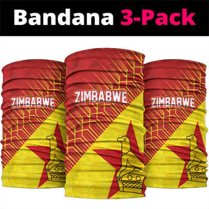 Zimbabwe Cricket Neck Gaiter Flame Warriors Zimbabwe Spirit - African Pride